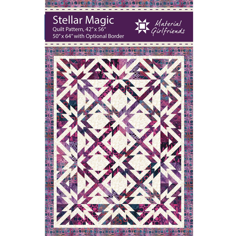 Stellar Magic Pattern (Layer Cake Friendly) by Material Girlfriends