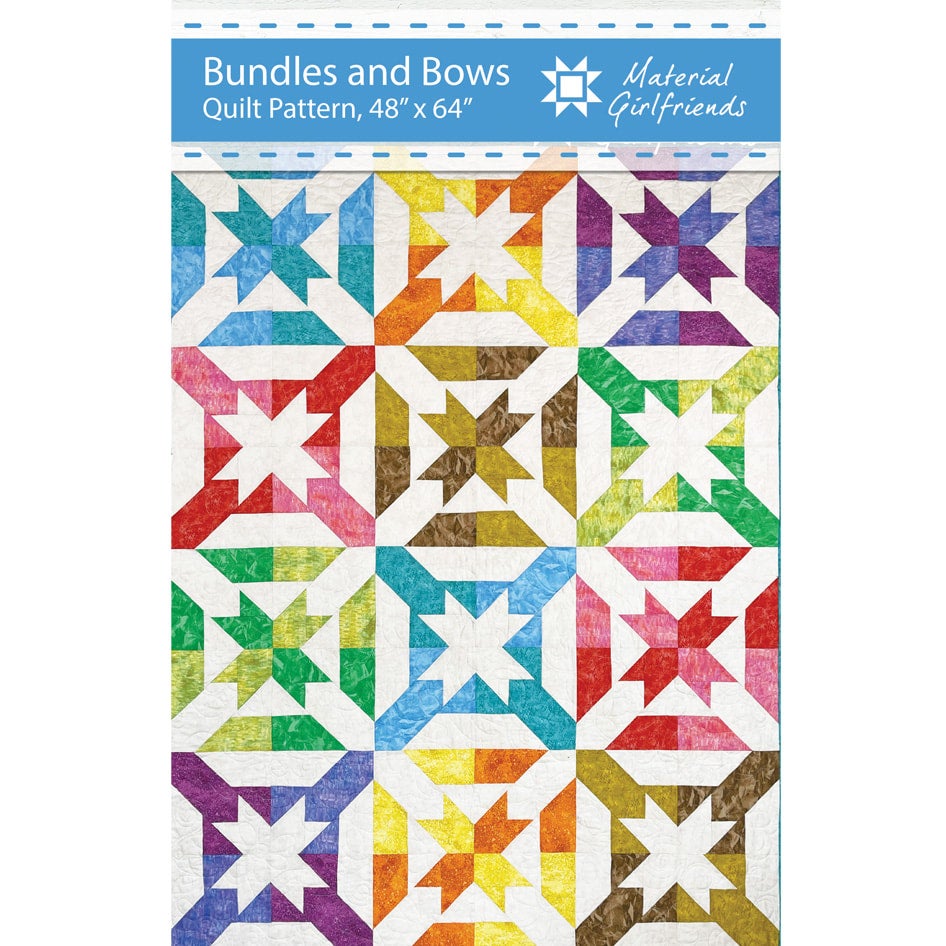 Bundles and Bows Pattern (Layer Cake Friendly) by Material Girlfriends