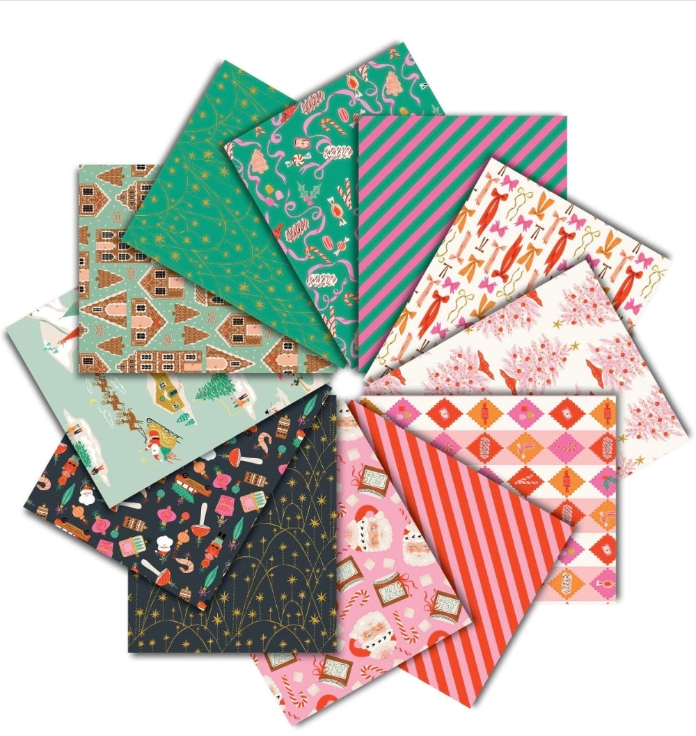 Holly Jolly by Stella FQ Bundle