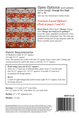 Open Options (Layer Cake Friendly Quilt Pattern) by Material Girlfriends
